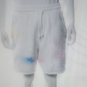 Kith White Athletic Shorts with Drawstring Waistband